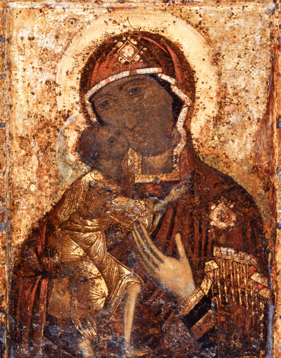 Феодоровская икона Божией Матери. XII век.